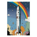 Recherche de fusées posters Rétro