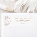Search for coral wedding return address labels Elegant