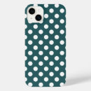 Search for teal and white iphone cases Polka dots