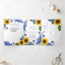 Search for blue flower border wedding invitations Rustic