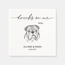 Search for english bulldog napkins Modern