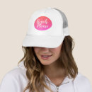 Search for bright pink hats Typography