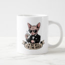 Search for cat boss mugs Funny cat quote