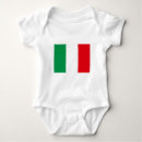 Search for italian baby bodysuits Flag of italy