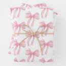 Search for pink bow wrapping paper Baby girl