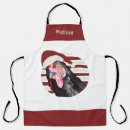 Search for red and white stripes aprons Whimsical