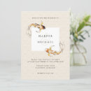 Search for fish wedding invitations Watercolor