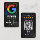 Recherche de review cartes visite Google mon entreprise