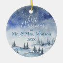 Search for first year married ornaments 1st christmas