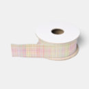 Search for pink tartan ribbon Pastel
