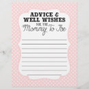 Search for well wishes for baby advice cards Pink