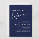 Search for navy blue rehearsal dinner invitations Minimalist
