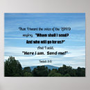 Search for send art Isaiah 6 8