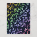 Recherche de cristaux cartes postales Sorcière