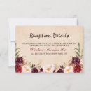 Search for burgundy wedding reception invitations Watercolor