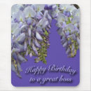Search for birthday mousepads Purple