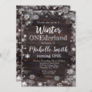 Search for rustic 1st birthday invitations Winter
