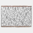 Search for black and white pattern blankets Simple