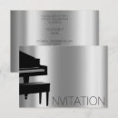 Recherche de piano invitations Moderne