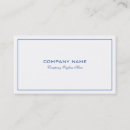 Search for blue and white business cards Professional