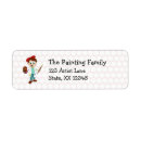 Search for artists return address labels Painter