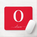 Recherche de texte rouge tapis souris Minimaliste