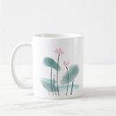 Recherche de style asiatique tasses Aquarelle