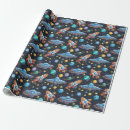 Search for ufo wrapping paper Colourful