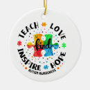 Search for autism ornaments Teacher
