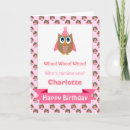 Search for owl vertical cards Pink