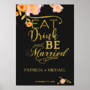 Search for eat drink and be married posters Typography