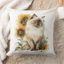 Recherche de siamois chat coussins Floral