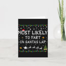 Search for fart christmas cards Santa