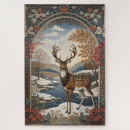 Search for deer puzzles Woodland