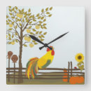 Recherche de basses cours horloges Volaille