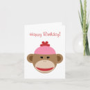 Search for sock monkey cards Children