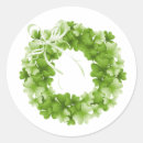 Search for shamrock wreath stickers Irish