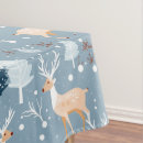 Search for holiday tablecloths Reindeer