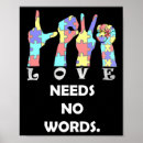 Search for love asl posters Autism