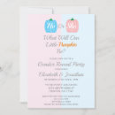 Search for fall gender reveal invitations Pumpkin
