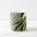 Recherche de zèbre vert tasses Abstrait