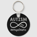 Search for autism advocate keychains Awareness