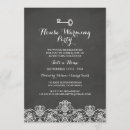 Search for key housewarming invitations Chalkboard