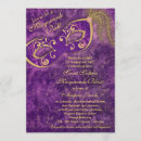 Search for fancy masquerade invitations Gold