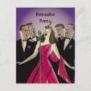Search for singing party invitations Retro