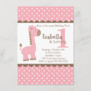 Search for cute giraffe invitations Girl