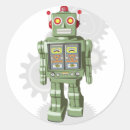 Search for toy robot stickers Vintage