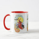Search for flying witch mugs Full moon
