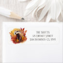 Search for fall colours return address labels Falling leaves