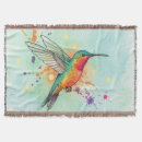Search for hummingbird blankets Colourful